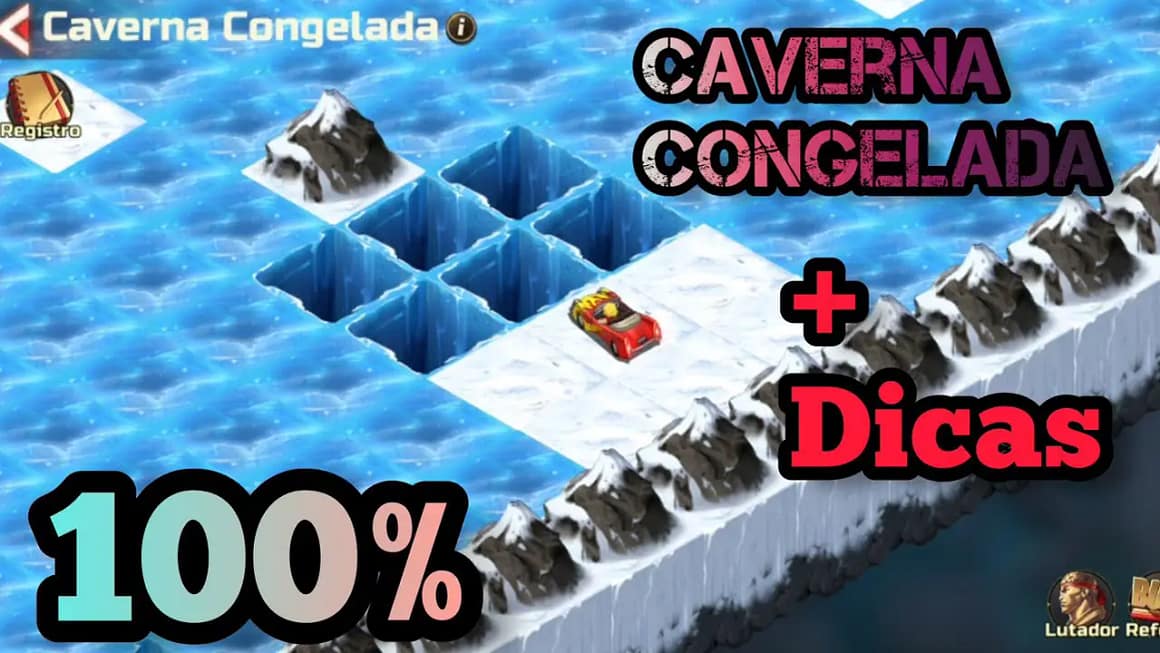 Street Fighter Duel caverna congelada