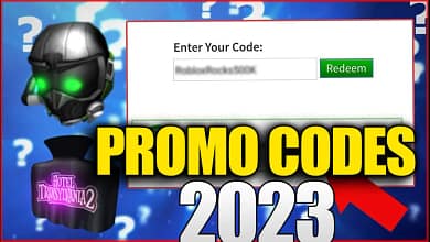 Roblox promo codes 2023 lista atualizada